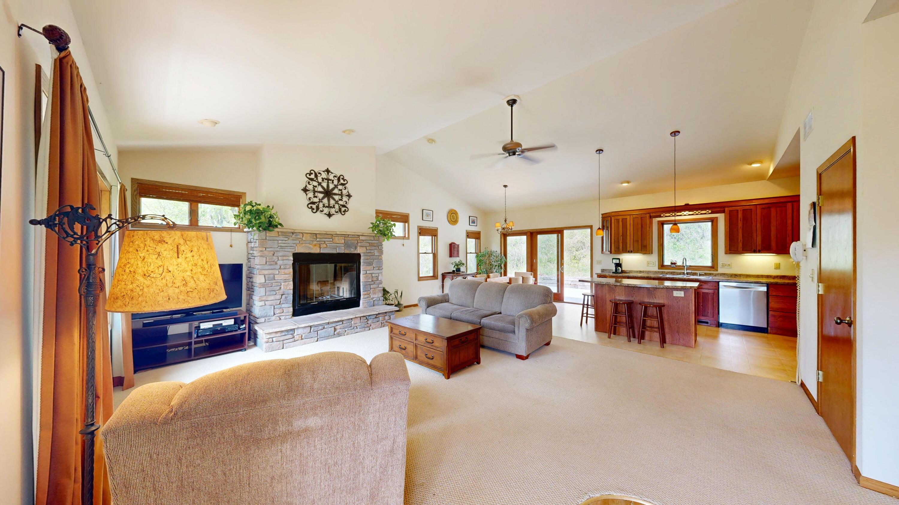 55276 3 Creeks Road Freeman, WI 54628 - Photo 7 of 57 Living Room