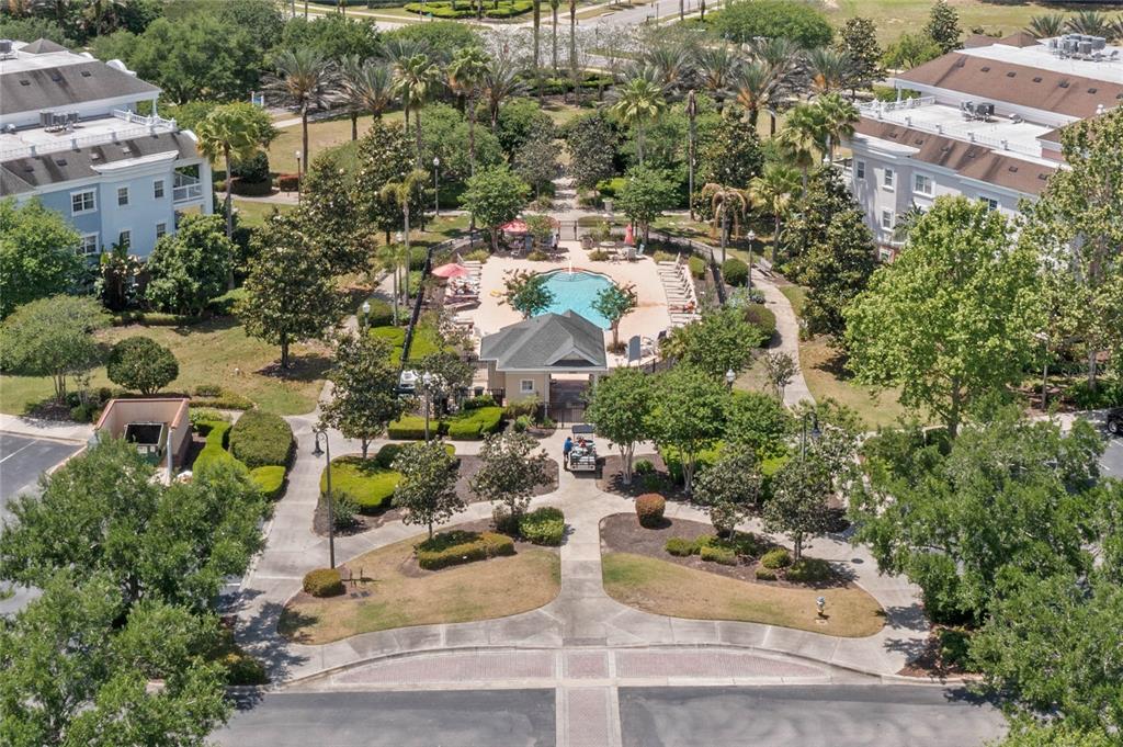 1106 Sunset View Circle, Unit 201 Reunion, FL 34747 - Photo 29 of 31 an aerial view of multiple house