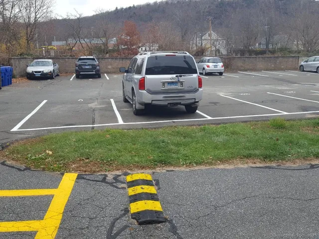 a front view of a house with garden and parking space