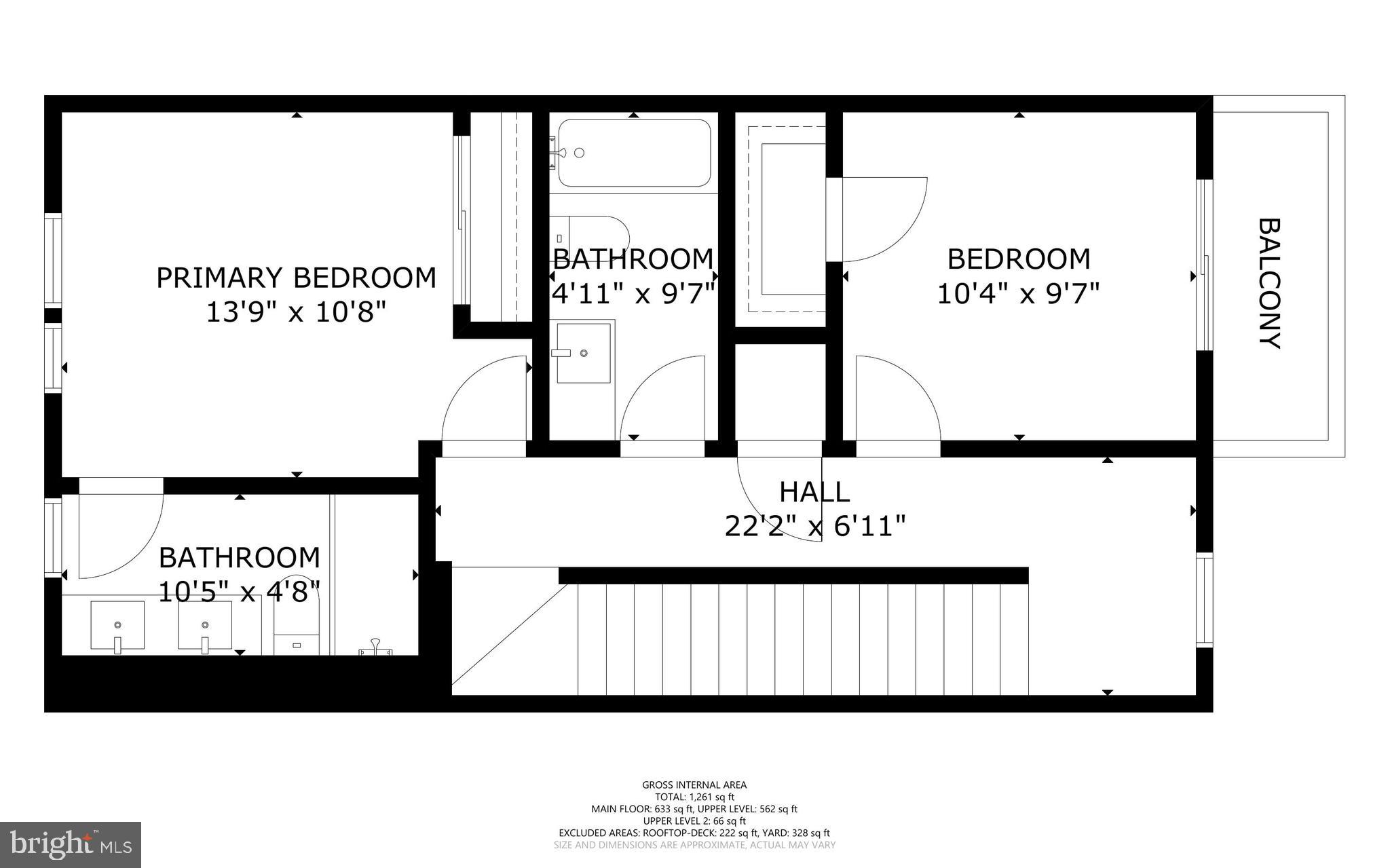 2724 12th Street Northeast, Unit 4 Washington, DC 20018 - Photo 31 of 32 2nd Floor Bedroom Level