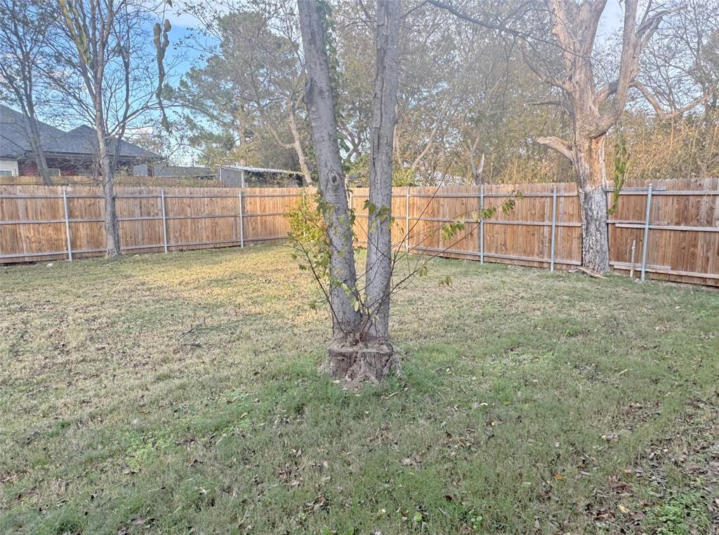 3912 Oneal Street Greenville, TX 75401 - Photo 19 of 20 a view of a yard with a trees