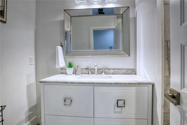 a workspace with furniture and wooden floor