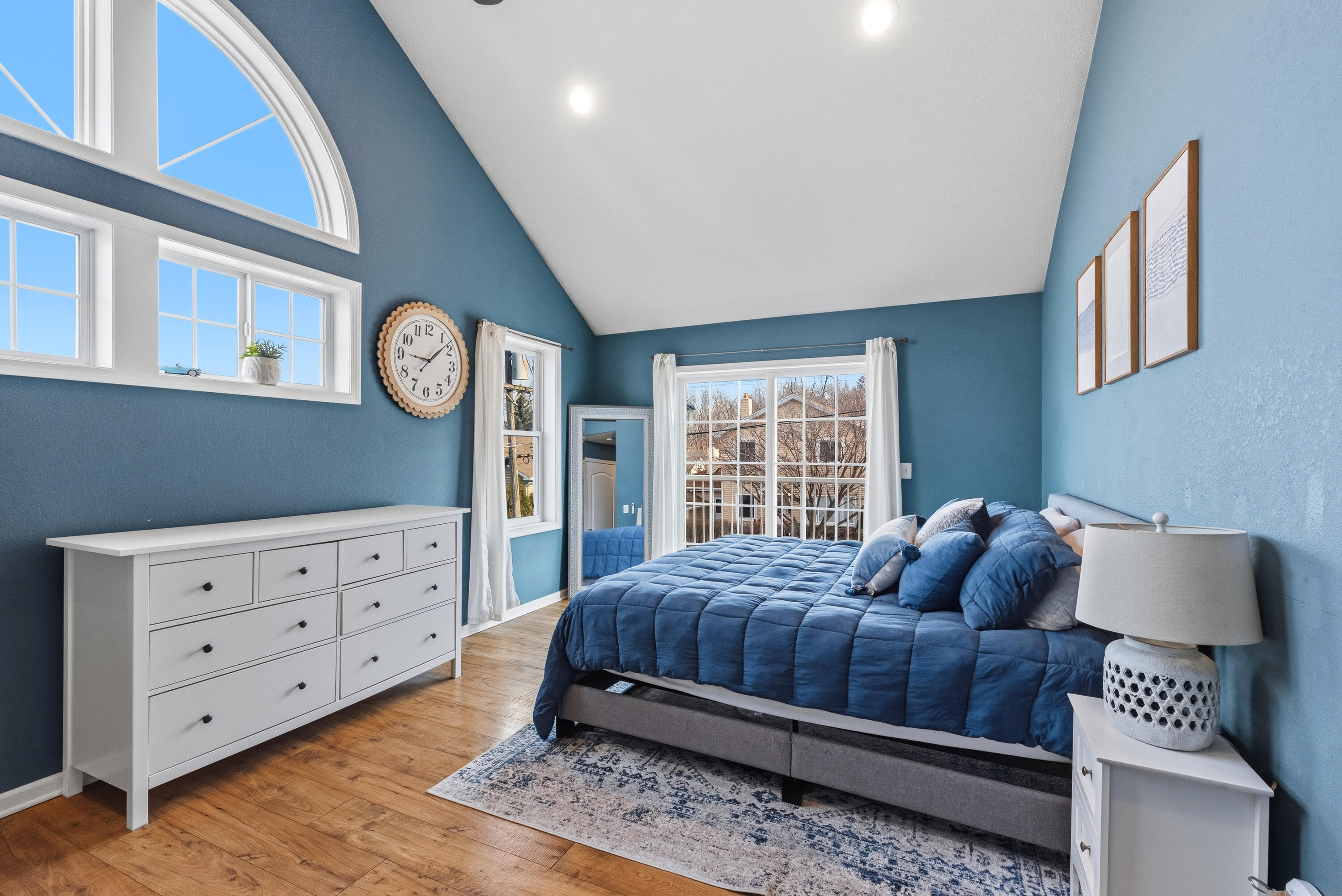 131 Maple Avenue Pewaukee, WI 53072 - Photo 18 of 36 Large Bright Main Level Master Bedroom