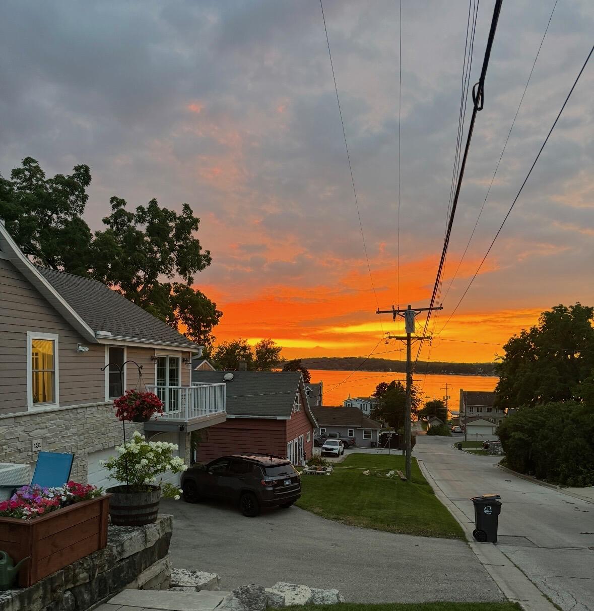 131 Maple Avenue Pewaukee, WI 53072 - Photo 32 of 36 Sunset in Summer