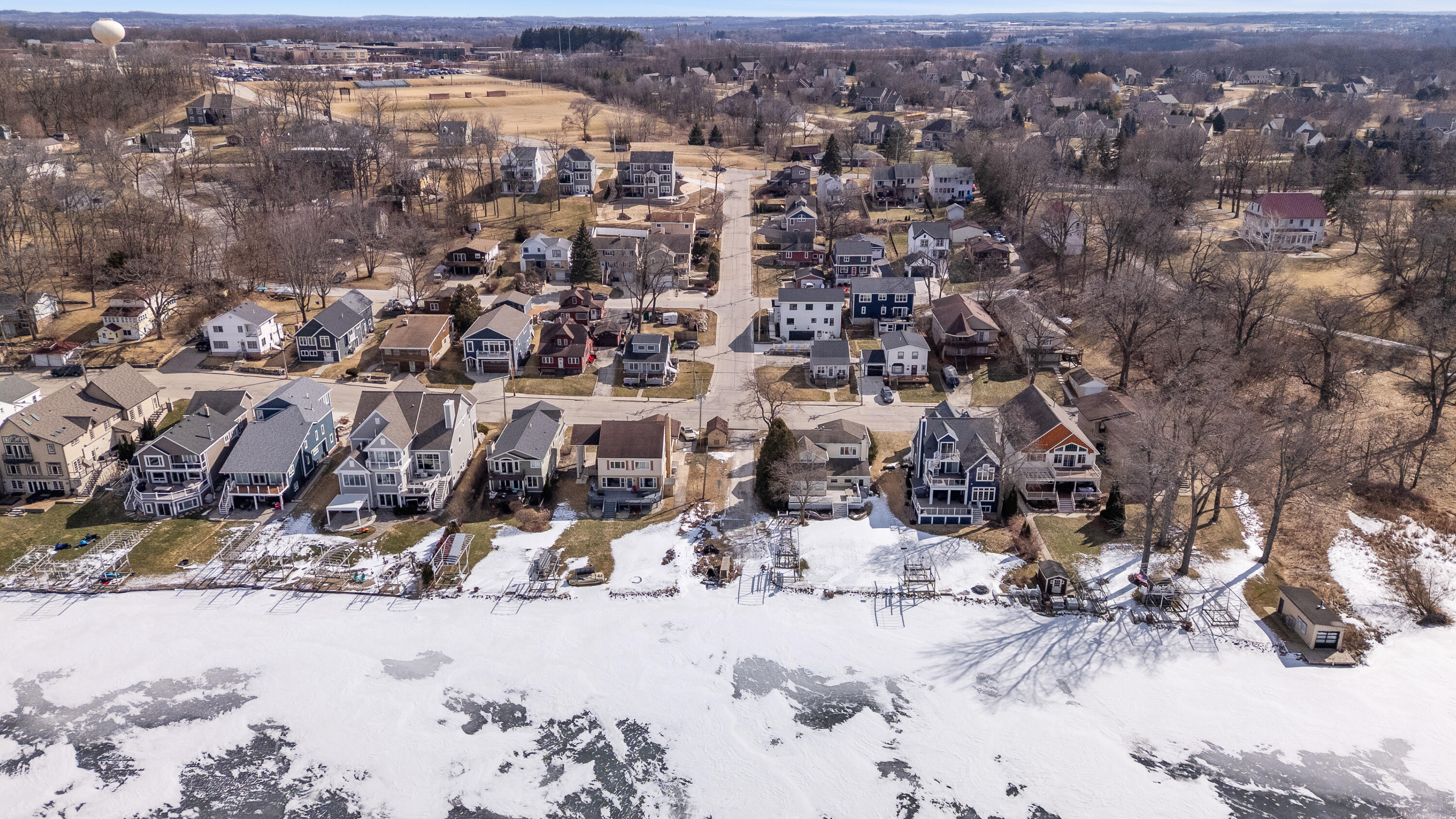 131 Maple Avenue Pewaukee, WI 53072 - Photo 35 of 36 Lake Access Point and Dock