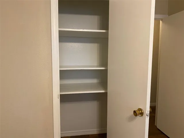 a view of a closet
