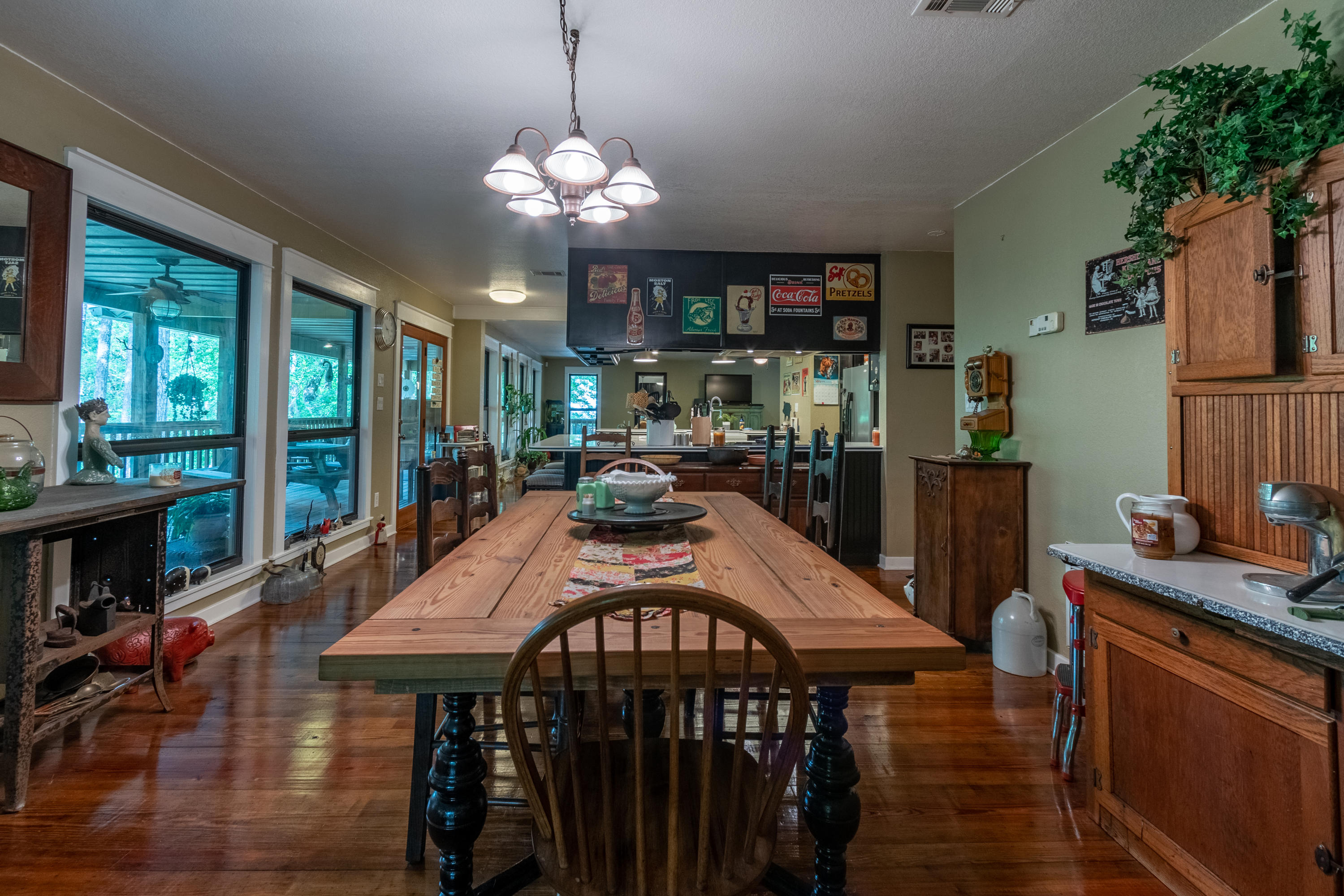 180 Tim Boland Road DeFuniak Springs, FL 32435 - Photo 20 of 85 a view of a dining room with furniture window and outside view