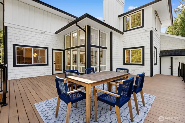 a outdoor space with furniture