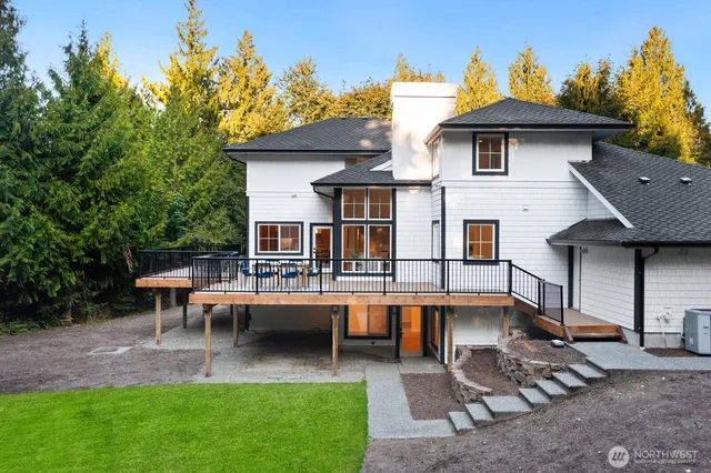 a view of a house with a patio