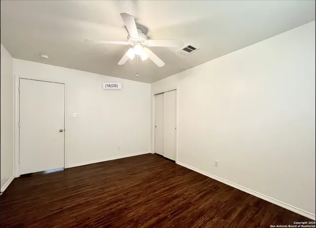 wooden floor in an empty room