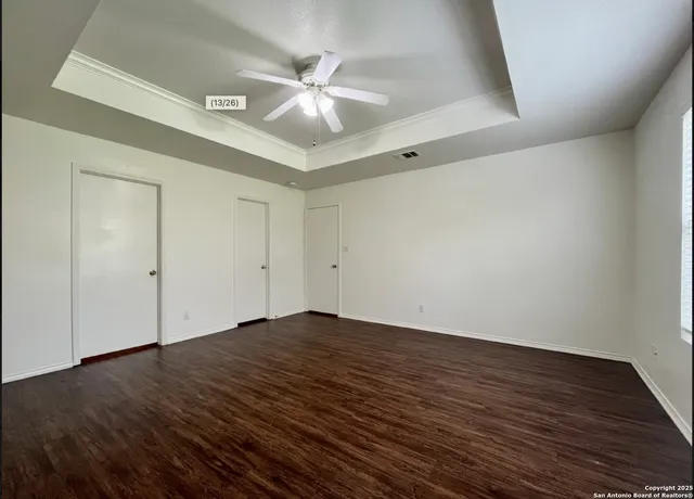 wooden floor in an empty room