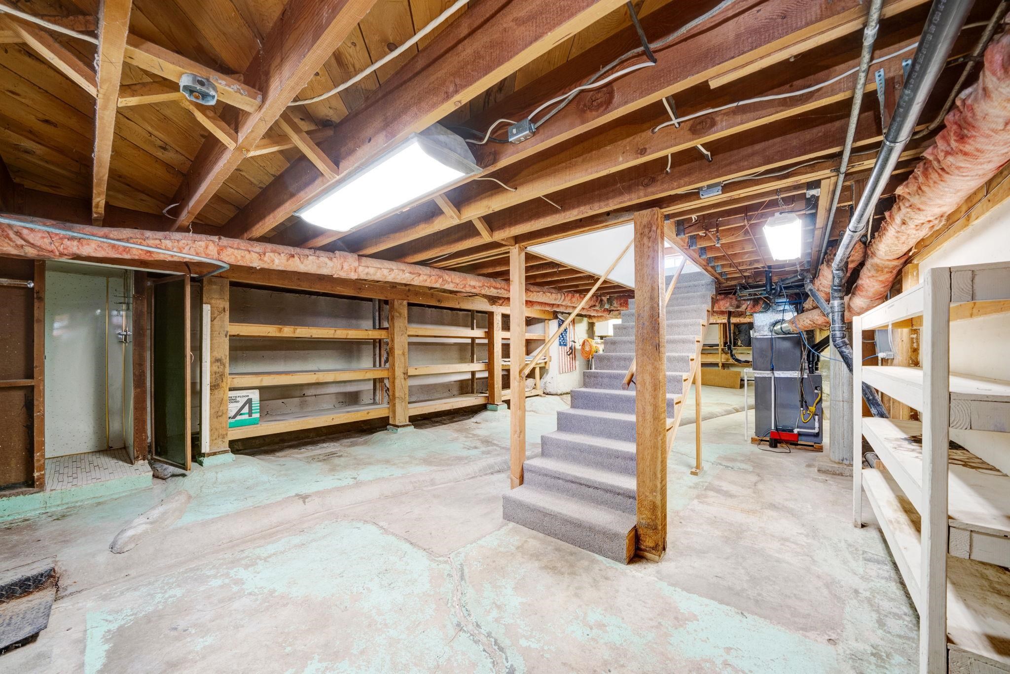 485 Ridge Street Portola, CA 96122 - Photo 16 of 27 a view of an empty room with stairs