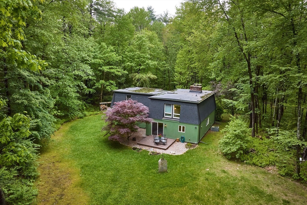 88 High Point Drive Amherst, MA 01002 - Photo 31 of 35 an aerial view of a house with a big yard
