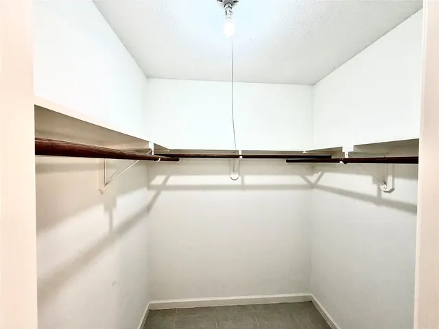 a view of walk in closet