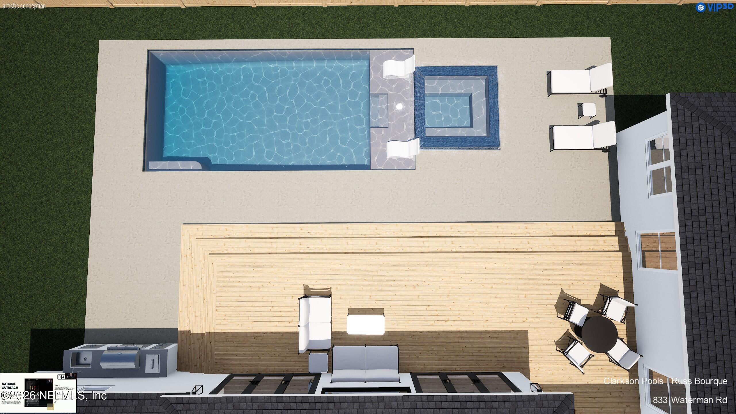 833 Waterman Road North Jacksonville, FL 32207 - Photo 63 of 63 Virtual pool Rendering