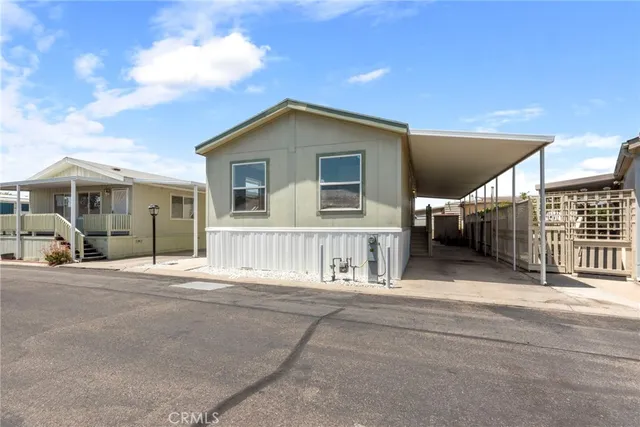 a view of a house with a outdoor space