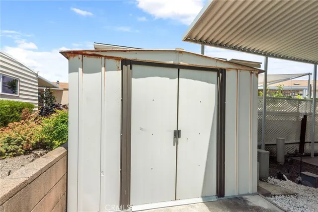 a view of a house with a glass door