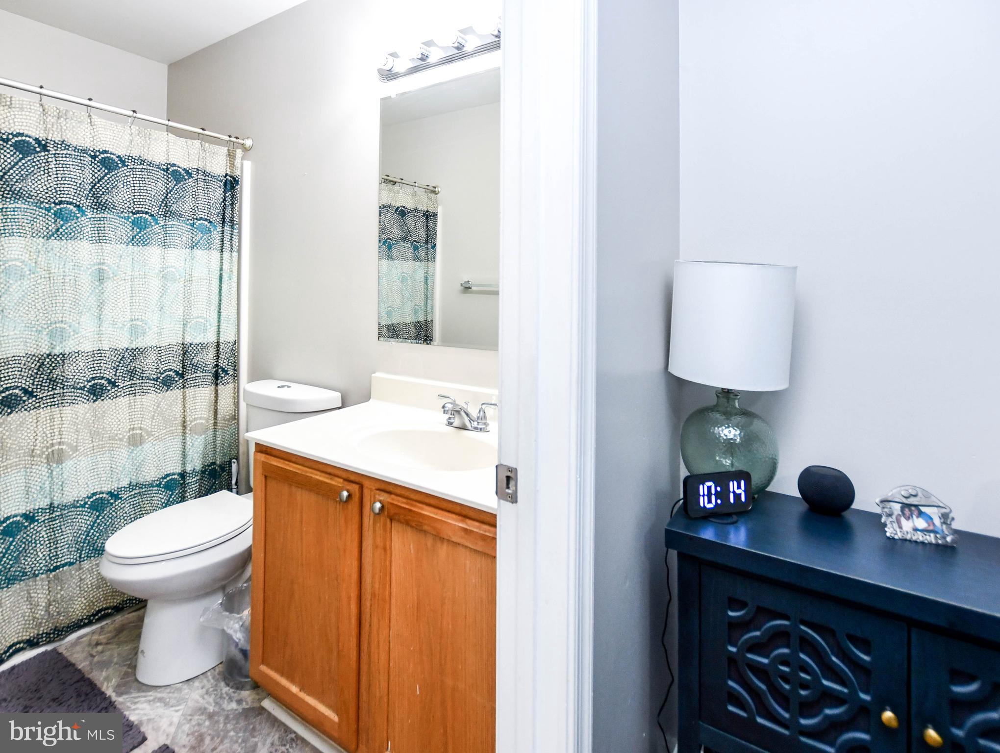 5534 Rockfish Way Clinton, MD 20735 - Photo 29 of 49 a bathroom with a sink a toilet and a shower