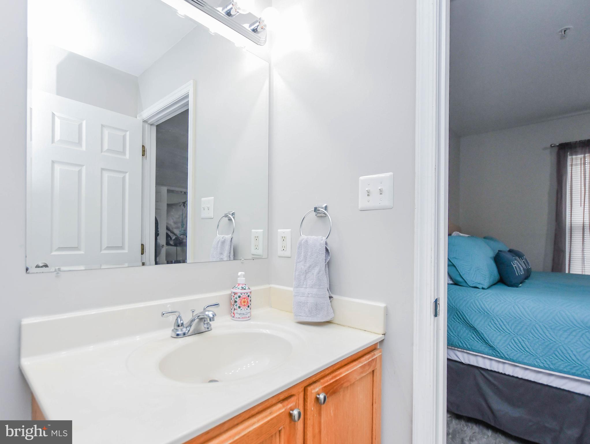 5534 Rockfish Way Clinton, MD 20735 - Photo 30 of 49 a en suite bathroom with a sink and a mirror