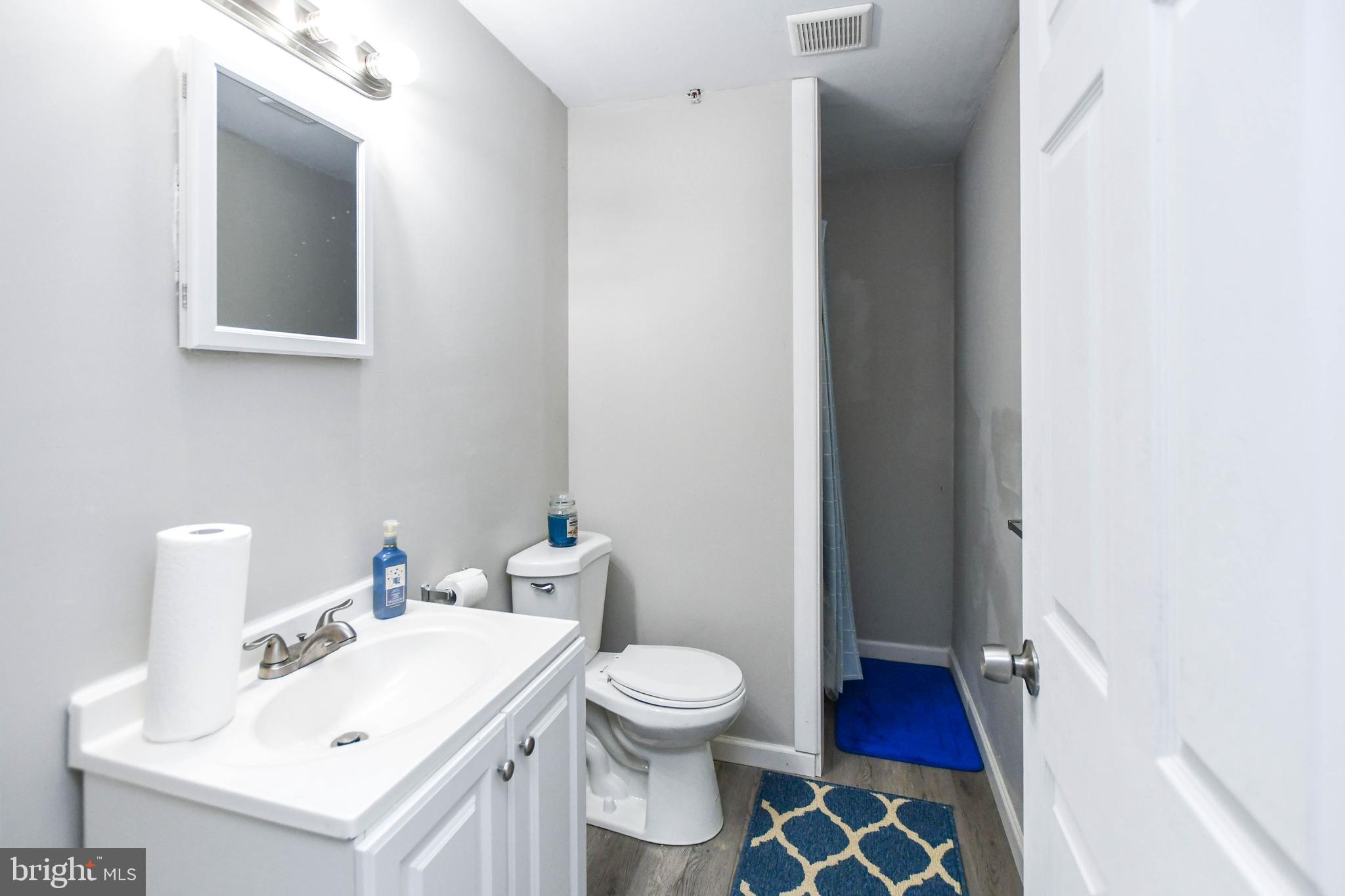 5534 Rockfish Way Clinton, MD 20735 - Photo 41 of 49 a bathroom with a sink and a mirror