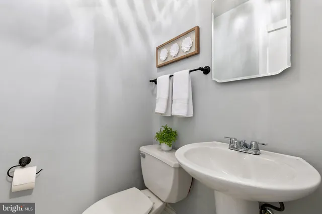 a bathroom with a shower and toilet