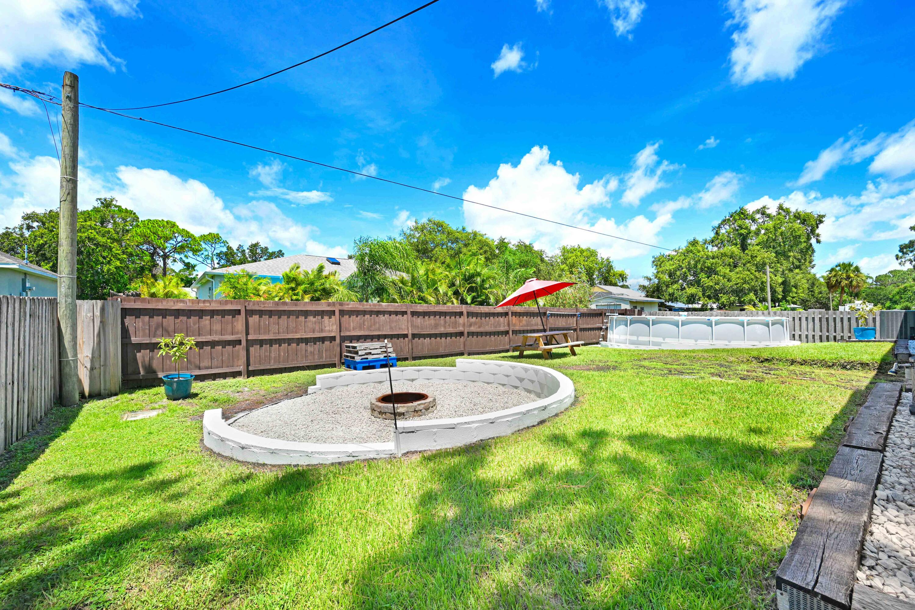 874 Cochran Road Southeast Palm Bay, FL 32909 - Photo 33 of 34 Ginormous Fire Pit