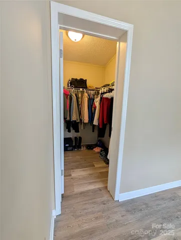 a view of a storage and utility room