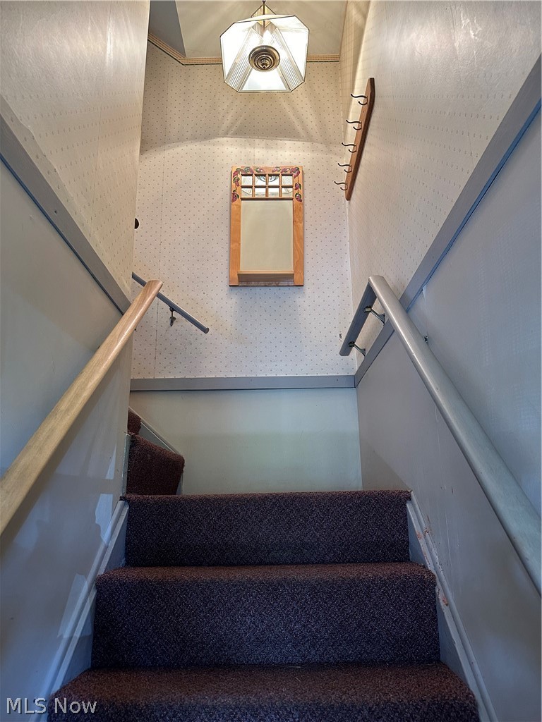 3730 Bower Road Rootstown, OH 44272 - Photo 31 of 50 Stairs to upper level