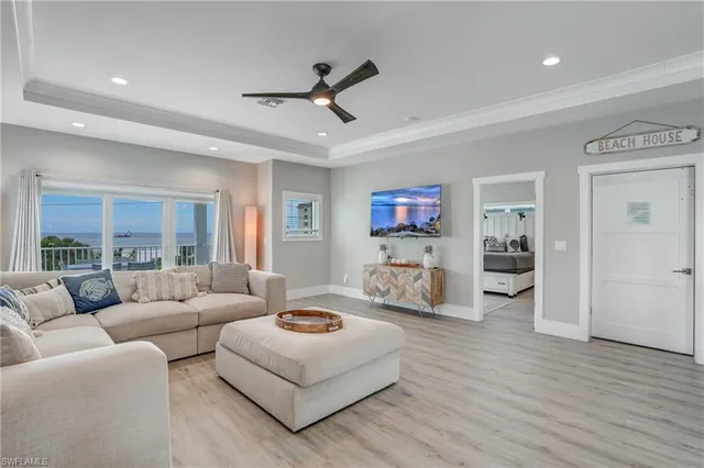 a view of a balcony dining area