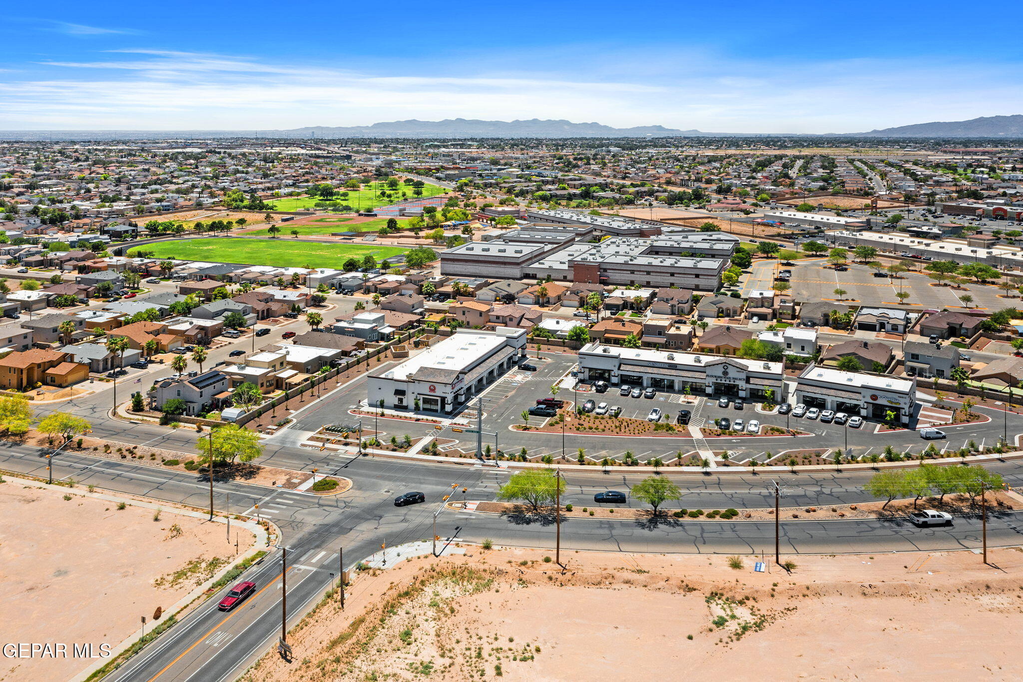 3152 Rustic Hidden Drive El Paso, TX 79938 - Photo 35 of 38 an aerial view of a city
