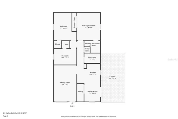 $219,000 | 610 Walker Street, Holly Hill, FL 32117