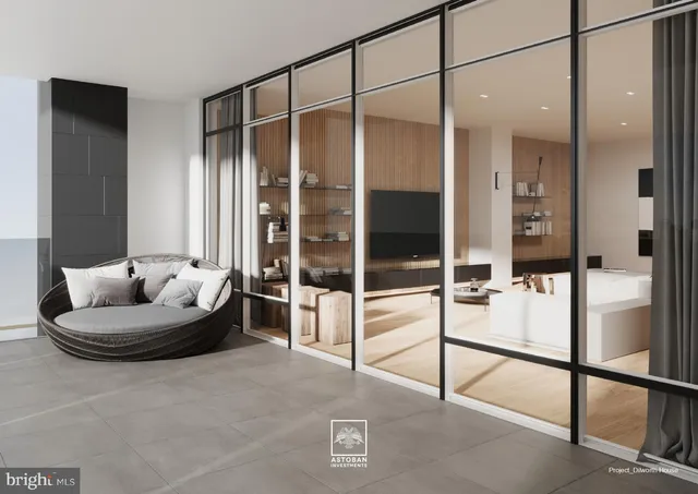 a view of an empty room