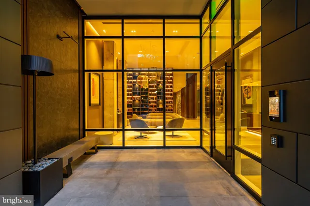 a view of a porch with furniture