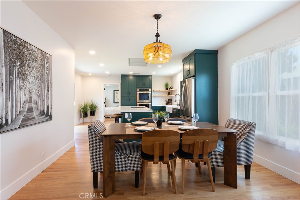 4907 East Arbor Road Long Beach, CA 90808 - Photo 12 of 47 A view into dining and gourmet kitchen