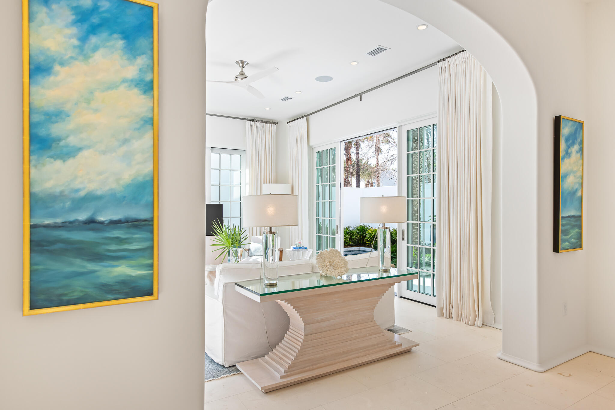 75 Featherbed Alley Inlet Beach, FL 32461 - Photo 12 of 49 a living room with large window and furniture