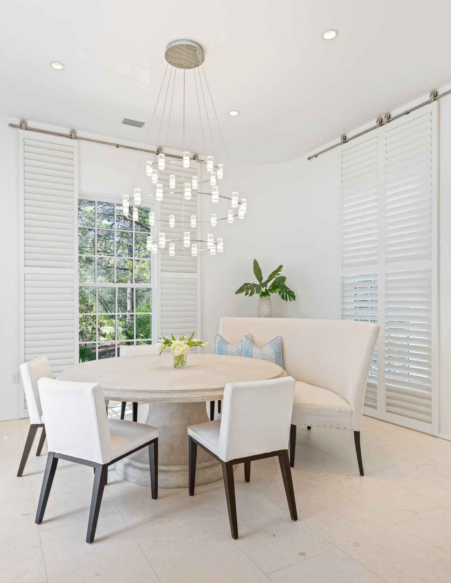 75 Featherbed Alley Inlet Beach, FL 32461 - Photo 15 of 49 a view of a dining room with furniture window and outside view