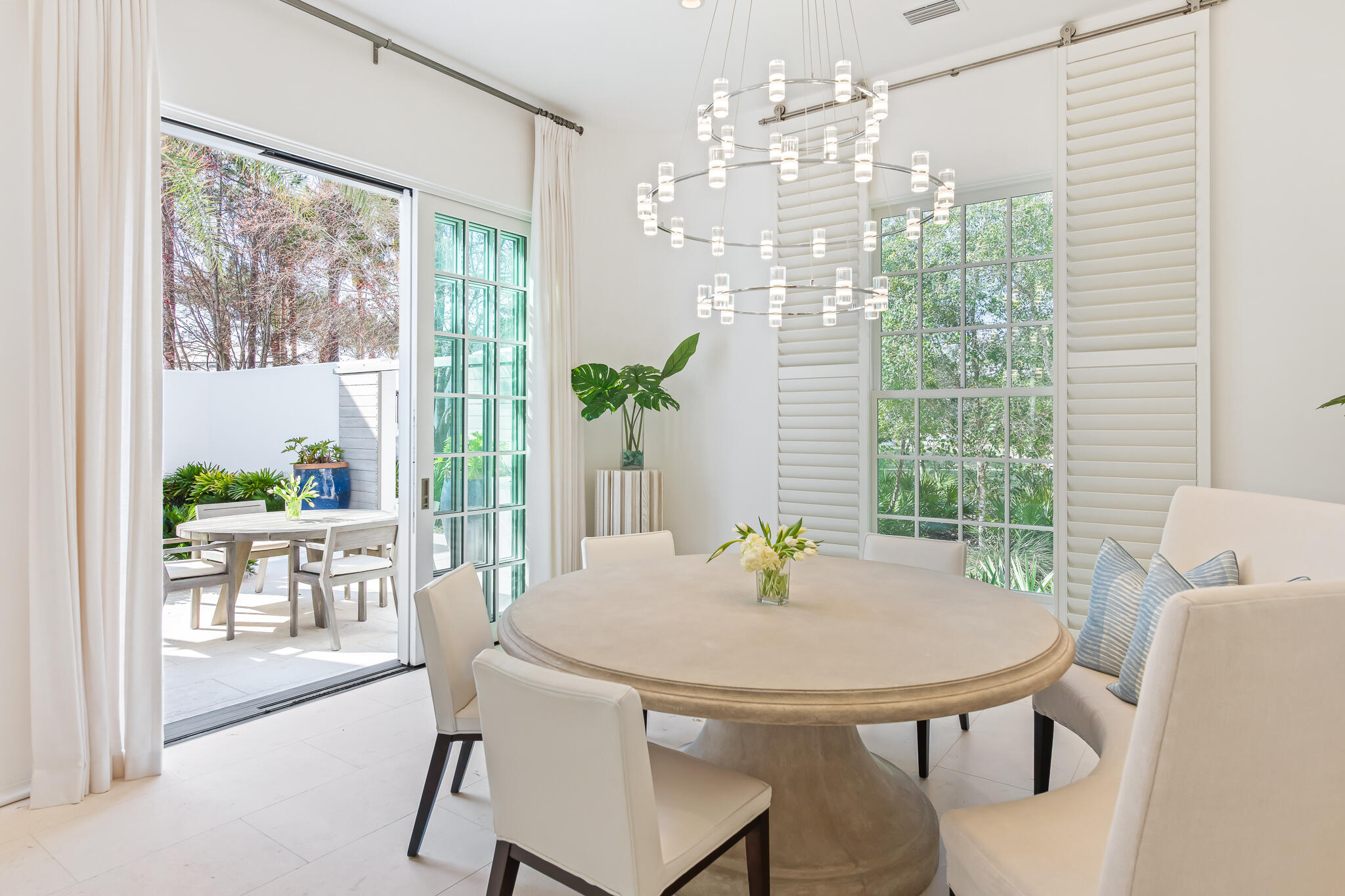75 Featherbed Alley Inlet Beach, FL 32461 - Photo 16 of 49 a view of a dining room with furniture window and outside view