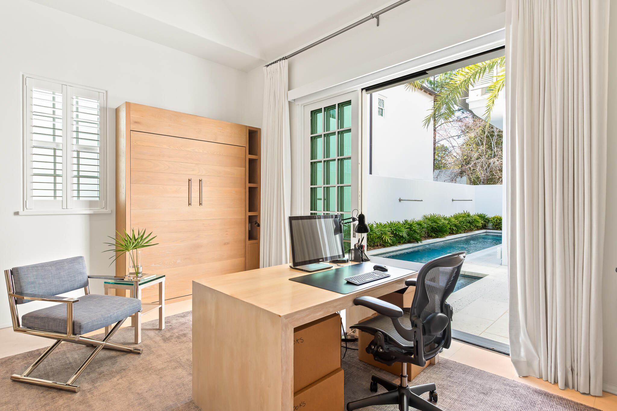 75 Featherbed Alley Inlet Beach, FL 32461 - Photo 35 of 49 a view of a dining room with furniture window and outside view