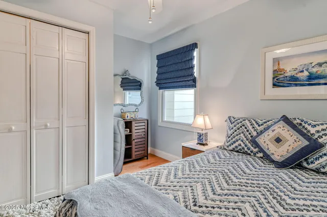 a view of front door with wooden floor