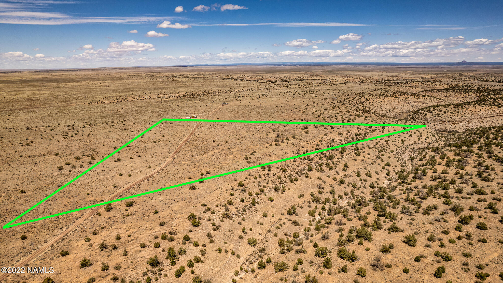 3629 South Long View Road Williams, AZ 86046 - Photo 7 of 44 AERIAL NORTH MARKED