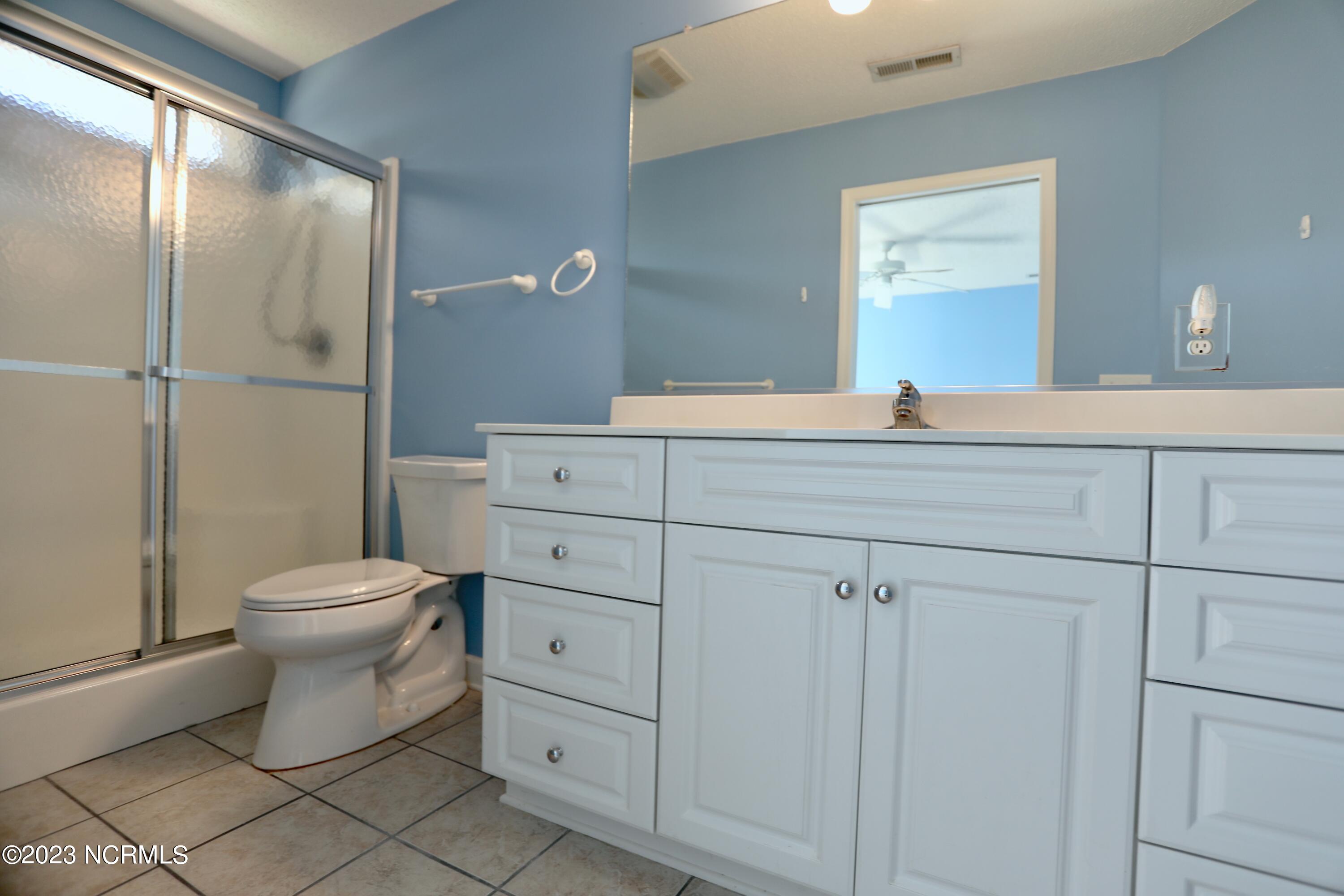 545 Pinehurst Trace Drive Pinehurst, NC 28374 - Photo 12 of 32 Master BR Bath with Walk in Shower