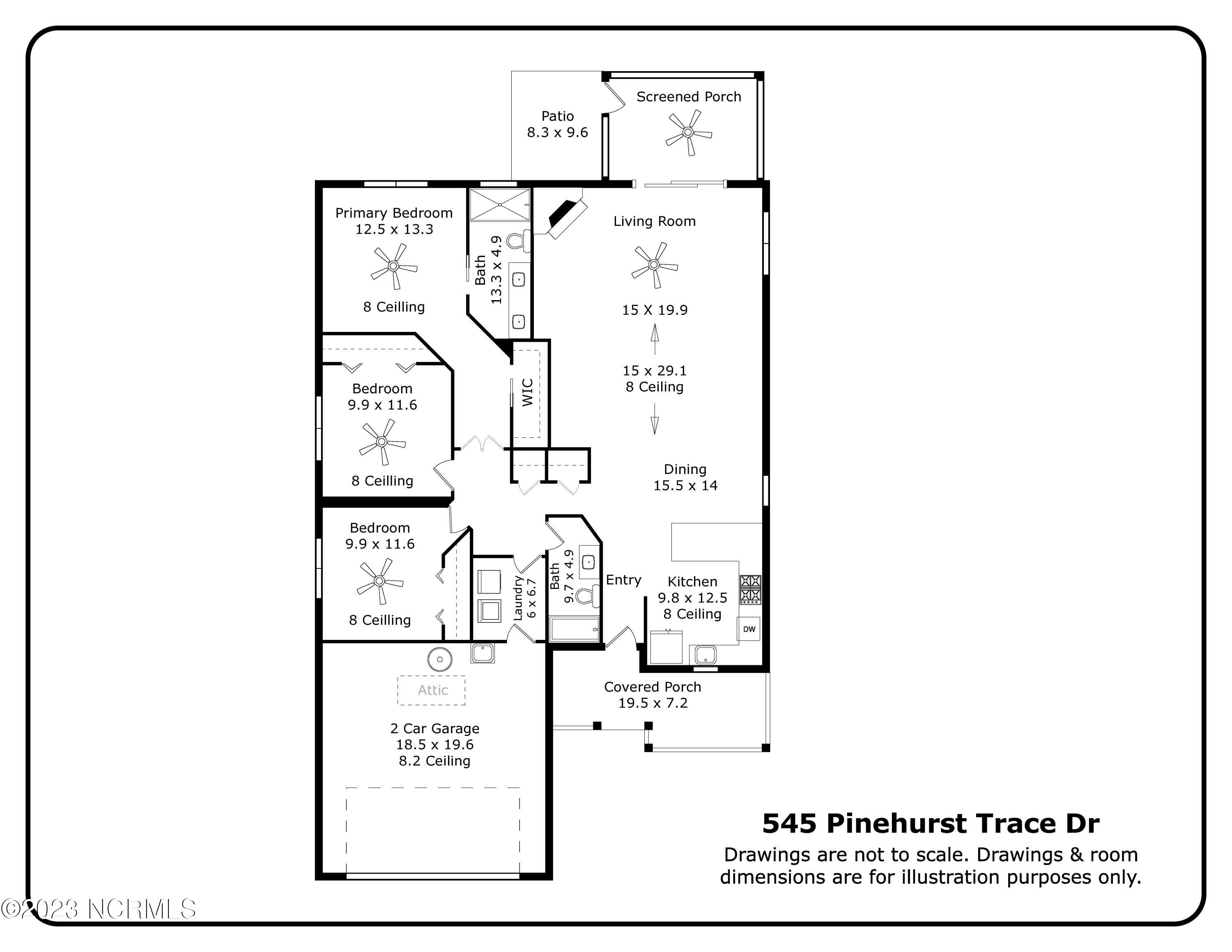 545 Pinehurst Trace Drive Pinehurst, NC 28374 - Photo 32 of 32 Floor Plan