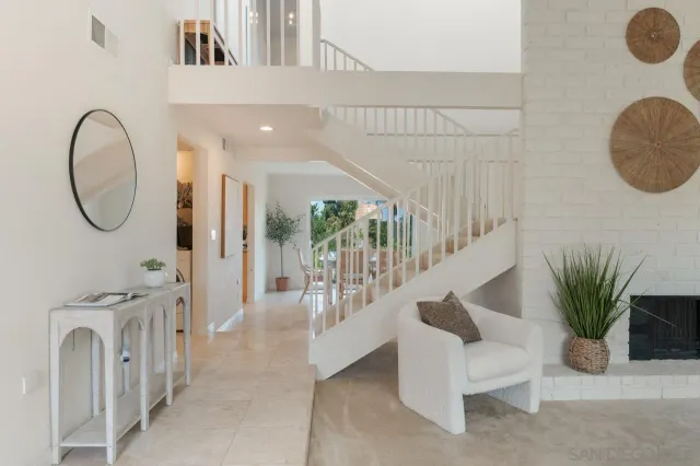 a kitchen with sink and window