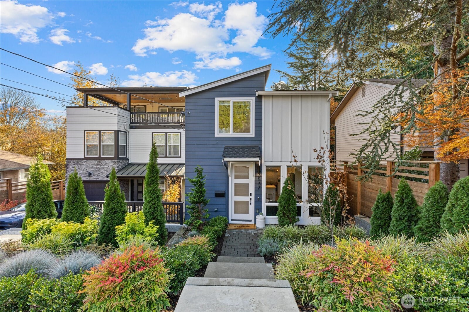 3537 Northeast 93rd Street Seattle, WA 98115 - Photo 22 of 22 a front view of a house with garden