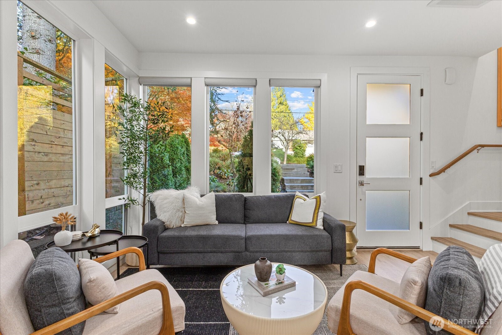 3537 Northeast 93rd Street Seattle, WA 98115 - Photo 4 of 22 a living room with furniture and a large window
