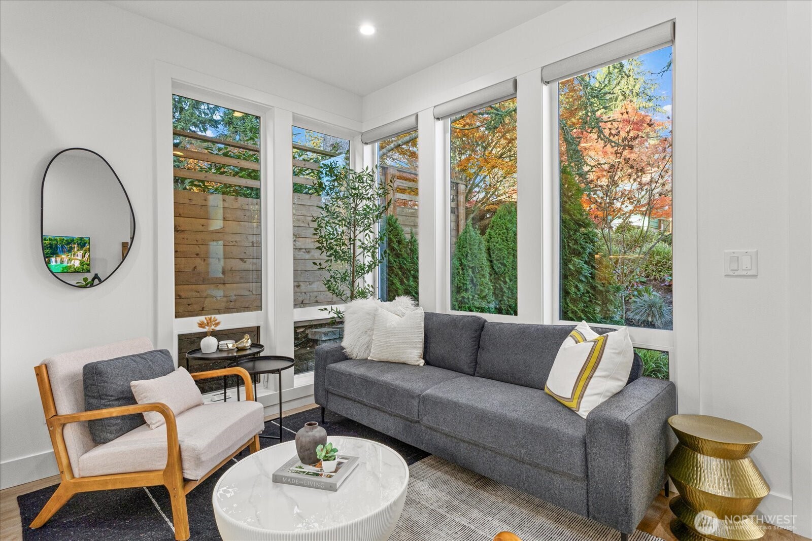 3537 Northeast 93rd Street Seattle, WA 98115 - Photo 5 of 22 a living room with furniture and a large window