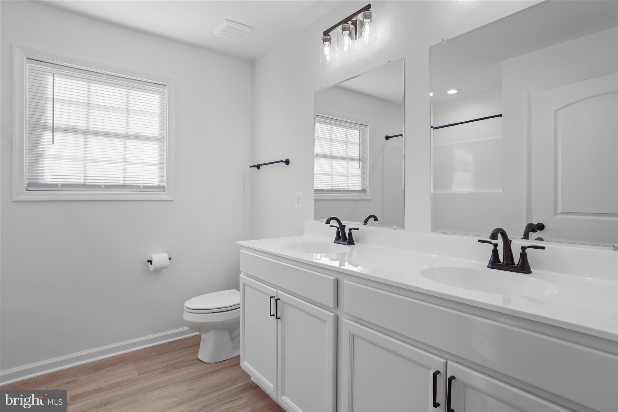 118 Windsor Knit Road Edinburg, VA 22824 - Photo 24 of 34 a bathroom with a toilet a sink and mirror