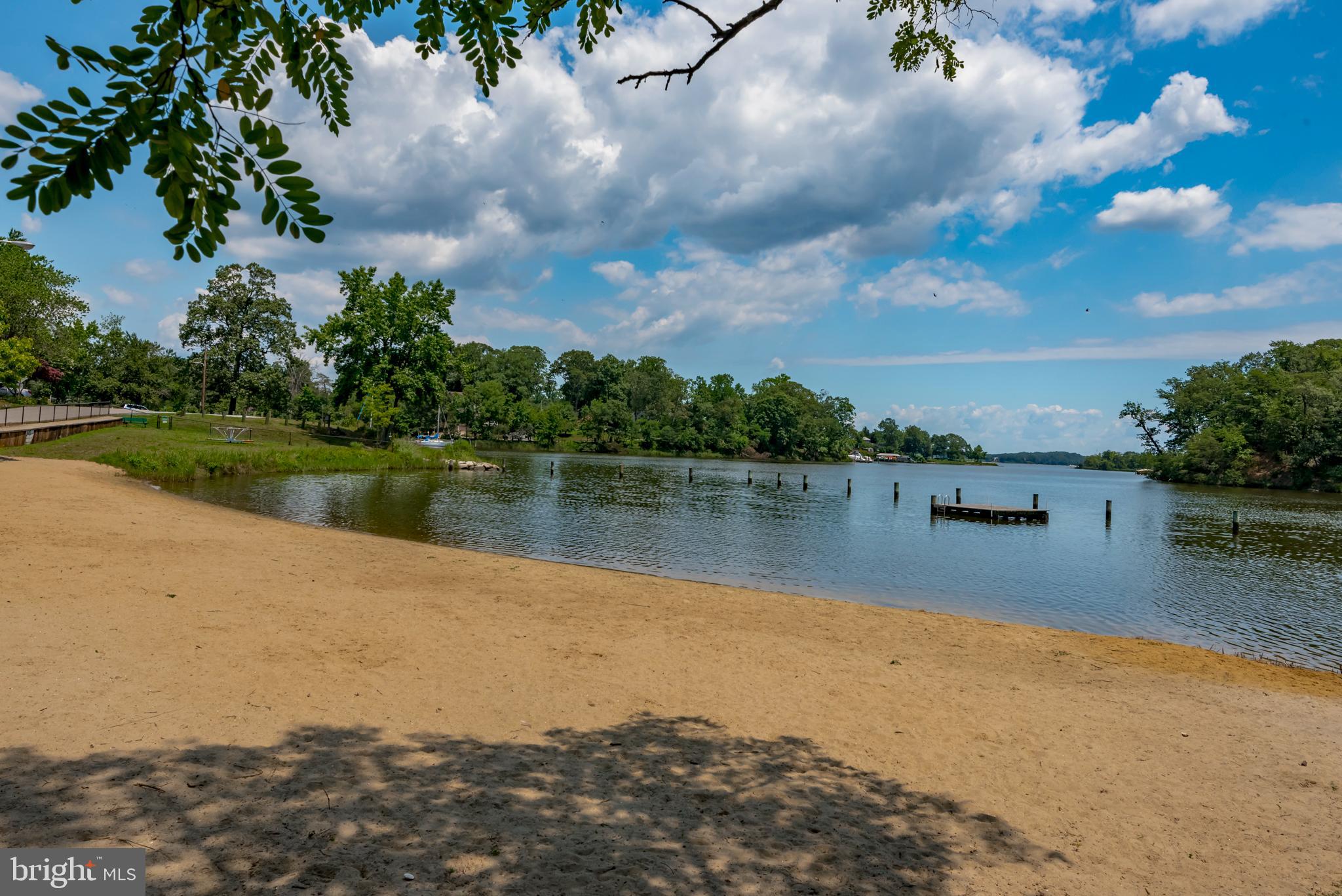 1505 Grange Road Edgewater, MD 21037 - Photo 22 of 45 a view of a lake with houses in the back