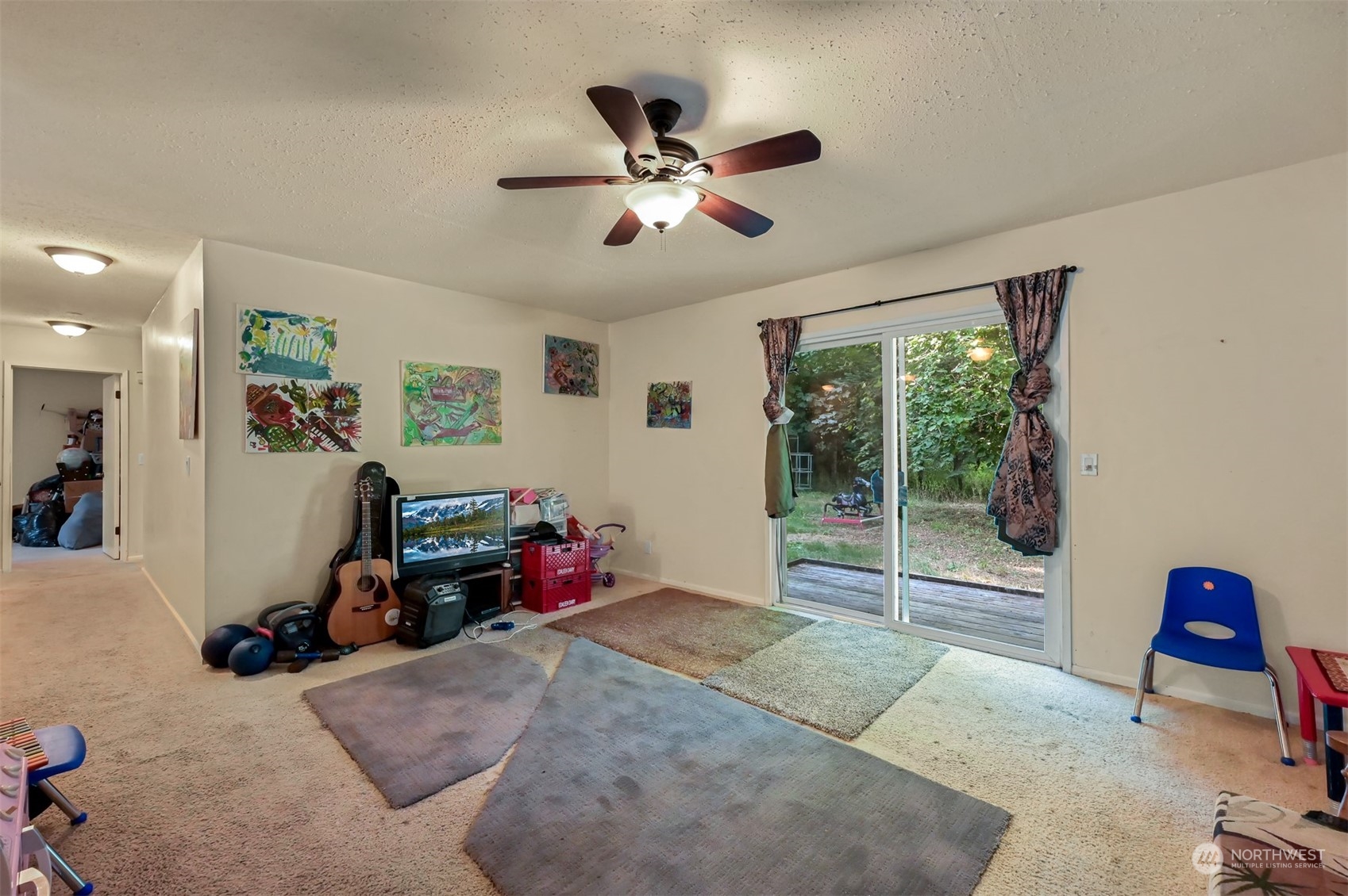 7893 Silver Lake Road Maple Falls, WA 98266 - Photo 20 of 31 a room with furniture and a large window