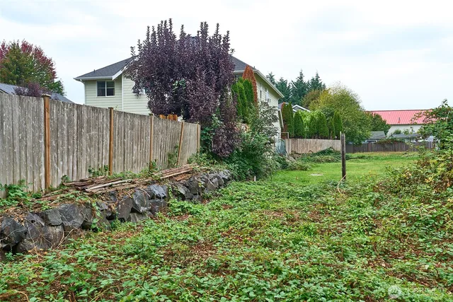 a view of a back yard